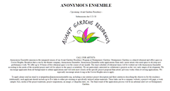 Desktop Screenshot of anonymousensemble.org