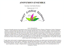 Tablet Screenshot of anonymousensemble.org